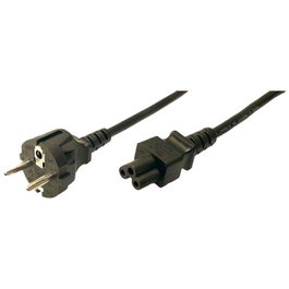 S-Impuls Cable de alimentación C5 para Notebook, 1,8 m, Negro