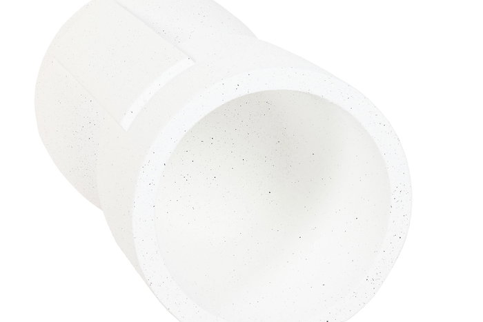 DKD Home Decor Macetero Blanco Roto 36 x 70 x 36 cm Magnesia