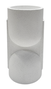 DKD Home Decor Macetero Magnesia Rugoso Blanco Roto 36x36x70 cm