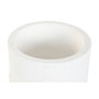 DKD Home Decor Macetero Magnesia Rugoso Blanco Roto 36x36x70 cm