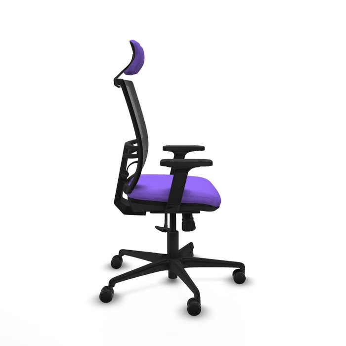 PIQUERAS Y CRESPO Silla de oficina Yunquera, Mecanismo Sincro, Lila y Negro PIQUERAS Y CRESPO Silla de oficina Yunquera, Mecanismo Sincro, Lila y Negro