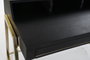 DKD Home Decor Escritorio Home Office Negro Dorado 119 x 70 x 93.5 cm