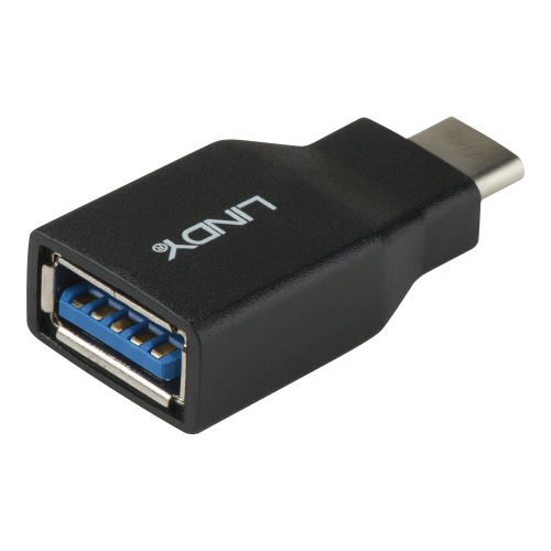 Lindy Adaptador USB 3.2 Type C a A Negro 41899 Lindy Adaptador USB 3.2 Type C a A Negro 41899