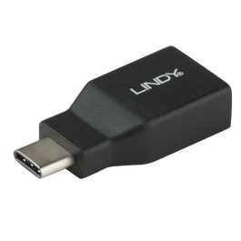 Lindy 41899 Adaptador USB 3.1-C Macho a USB 3.1-A Hembra Negro