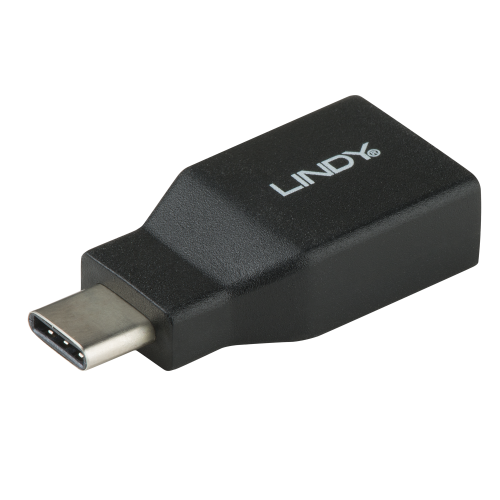 Lindy Adaptador USB 3.2 Type C a A Negro 41899 Lindy Adaptador USB 3.2 Type C a A Negro 41899