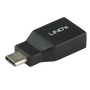 Lindy Adaptador USB 3.2 Type C a A Negro 41899