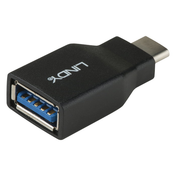 Lindy Adaptador USB 3.2 Type C a A Negro 41899 Lindy Adaptador USB 3.2 Type C a A Negro 41899