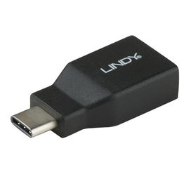 Lindy Adaptador USB 3.2 Tipo C a A, Conector USB-C a USB-A, Transferencia de Datos de hasta 10 Gbps