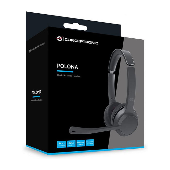 Conceptronic POLONA04B Stereo-Headset Negro