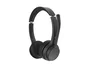 Conceptronic POLONA04B Auriculares Diadema Bluetooth 5.3 Inalámbricos y Alámbricos con Cancelación de Ruido, Batería 44h, Supraaurales, Micrófono Boom, USB-C, Negro