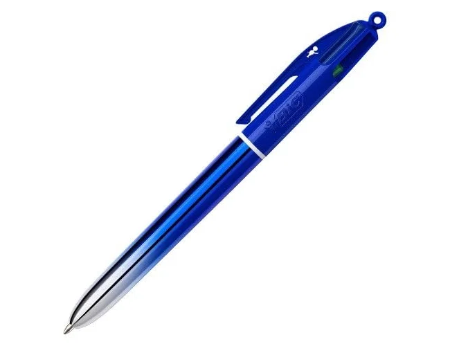 Bic Bolígrafo 4 Colores Smooth Gradient Azul Set de 12