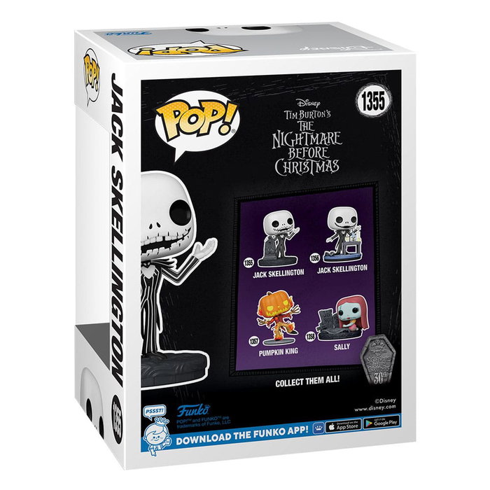 Funko POP! Disney Pesadilla antes de Navidad 30th Jack w/Gravestone Funko POP! Disney Pesadilla antes de Navidad 30th Jack w/Gravestone