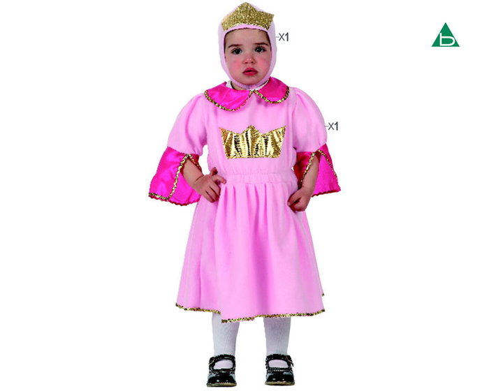 Disfraz de Princesa Rosa Claro para Bebé Niña 0-6 Meses - Conjunto de Vestido y Gorro - Temática Fantasía Disfraz de Princesa Rosa Claro para Bebé Niña 0-6 Meses - Conjunto de Vestido y Gorro - Temática Fantasía