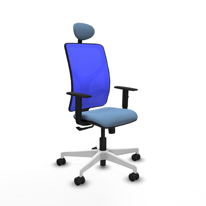 PIQUERAS Y CRESPO Silla de oficina Motilla con mecanismo Sincro, Azul PIQUERAS Y CRESPO Silla de oficina Motilla con mecanismo Sincro, Azul