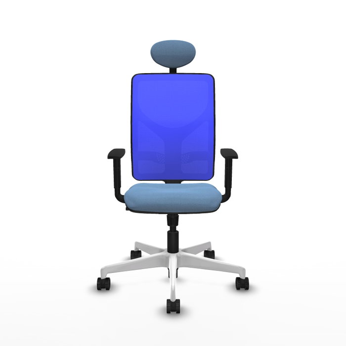 PIQUERAS Y CRESPO Silla de oficina Motilla con mecanismo Sincro, Azul PIQUERAS Y CRESPO Silla de oficina Motilla con mecanismo Sincro, Azul