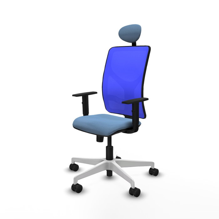 PIQUERAS Y CRESPO Silla de oficina Motilla con mecanismo Sincro, Azul PIQUERAS Y CRESPO Silla de oficina Motilla con mecanismo Sincro, Azul