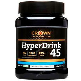 CROWN SPORT NUTRITION Hyperdrink 45 Bebida Deportiva Neutro 846g Alto Rendimiento
