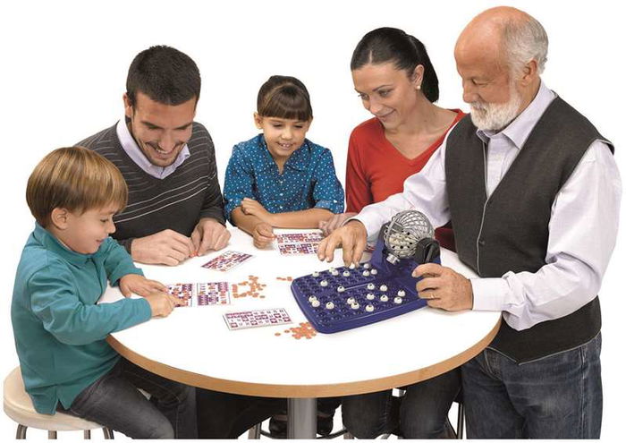 Chicos Loteria Automatica 48 Cartones Juego de Mesa Educativo a Partir de 3 Años