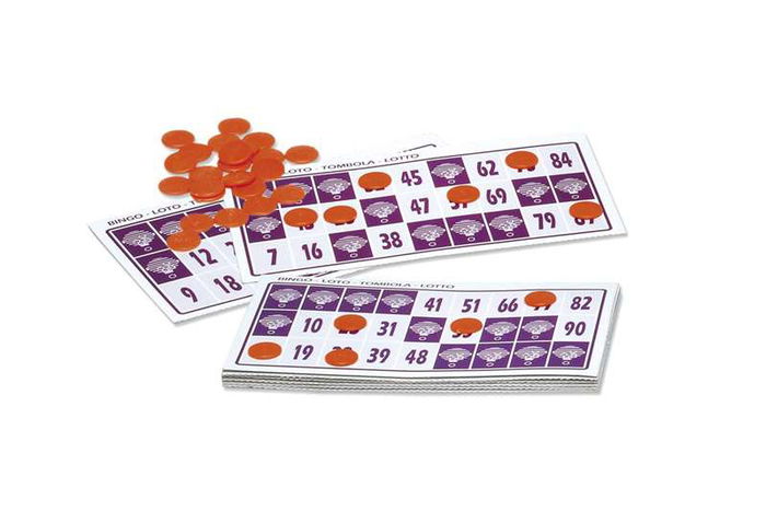 Chicos Loteria Automatica 48 Cartones Juego de Mesa Educativo a Partir de 3 Años