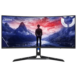 Lenovo Legion R34w-30 Monitor Gaming 34" UWQHD Curvo, 180Hz, 0.5ms, Panel VA, HDR10, AMD FreeSync Premium, HDMI 2.1, DisplayPort, Negro