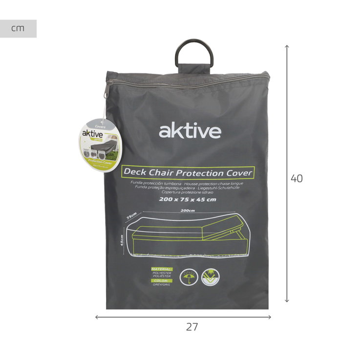 AKTIVE Funda Protectora para Tumbona 200X