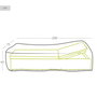 AKTIVE Funda Protectora para Tumbona 200X