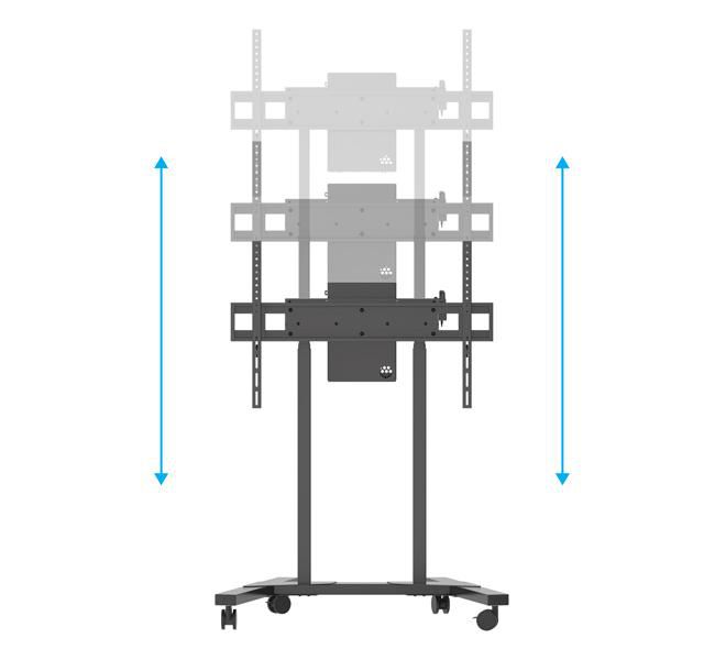 B-Tech BT8558 Momentum E-Lift Carro Elevador Motorizado para Pantallas de 55 a 100 pulgadas