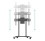 B-Tech BT8558 Momentum E-Lift Carro Elevador Motorizado para Pantallas de 55 a 100 pulgadas