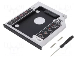 LOGILINK Carcasa de disco 2,5 pulg. de aluminio