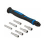 DeLOCK Juego de destornilladores 90551 de 8 piezas con eje hueco 2,5-5,5 mm
