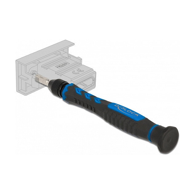 DeLOCK Juego de destornilladores 90551 de 8 piezas con eje hueco 2,5-5,5 mm