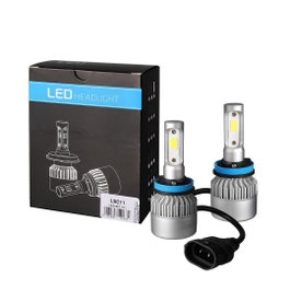 M-Tech Kit de LED H11-H9-H8 MTECLSC11 80W 10000LM 6500K COB Alta Potencia Refrigeración Activa