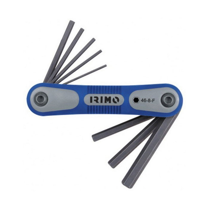 Irimo Juego de llaves hexagonales tipo navaja pavonadas 1,5 - 8 mm, 8 piezas