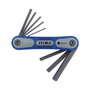 Irimo Juego de llaves hexagonales tipo navaja pavonadas 1,5 - 8 mm, 8 piezas