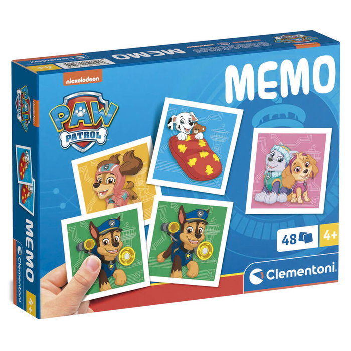 Clementoni Juego Memo Paw Patrol 48 cartas