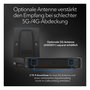 NETGEAR Nighthawk M3 MR3150-100EUS Enrutador Portátil 5G Wi-Fi 6 Doble Banda (2900 Mbps) con Pantalla y Batería 5185 mAh, Negro