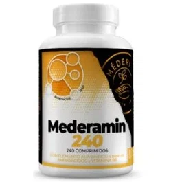 Mederi Nutrición Integrativa Mederamin 240 Comprimidos - Complemento Alimenticio de Aminoácidos y Vitamina B6, 240 Comp