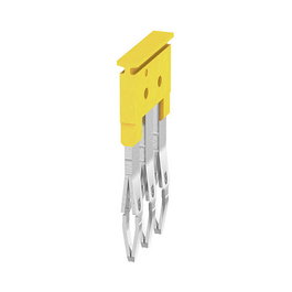 Weidmüller ZQV 2.5/3 Conector transversal amarillo de 3p
