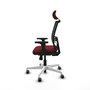 PIQUERAS Y CRESPO Silla de oficina Yunquera Granate y Negro