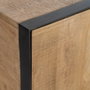 Ixia Mueble TV Ohio Madera de Mango y Hierro Natural 150x44x55 cm