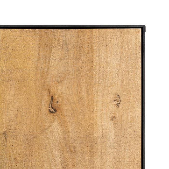 Ixia Mueble TV Ohio Madera de Mango y Hierro Natural 150x44x55 cm Ixia Mueble TV Ohio Madera de Mango y Hierro Natural 150x44x55 cm
