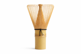 DKD Home Decor Batidor Bambú Matcha Natural 6,1x6,1x11,3 cm