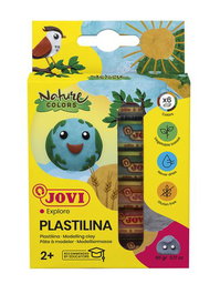 Plastilina Jovi 90 Colores Nature Barra 15 Gr. Estuche De 6