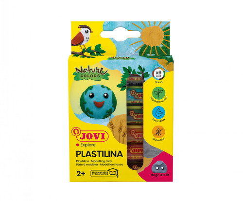 JOVI Estuche de Plastilina Gama Nature 6 Barras de 15 g JOVI Estuche de Plastilina Gama Nature 6 Barras de 15 g