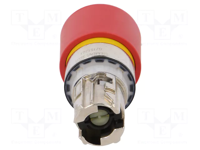 SIEMENS Interruptor de emergencia 22mm rojo