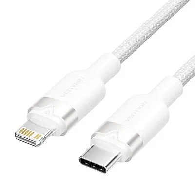 Vention Cable USB-C a Lightning LALWF, 27W, 1m, Blanco Vention Cable USB-C a Lightning LALWF, 27W, 1m, Blanco