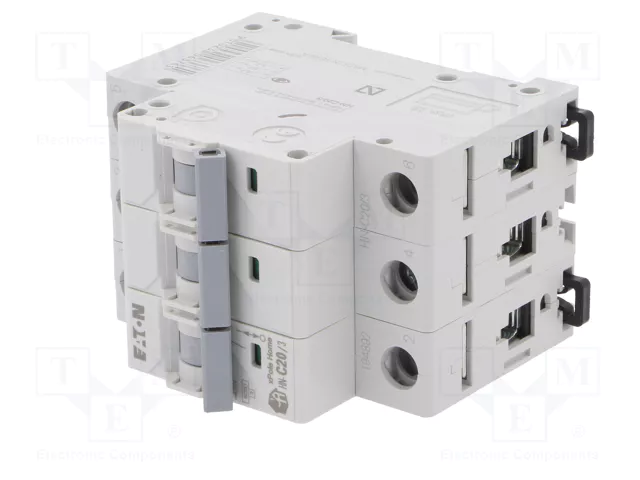 EATON ELECTRIC HN-C20/3 Interruptor magnetotérmico 20A 3 polos 6kA EATON ELECTRIC HN-C20/3 Interruptor magnetotérmico 20A 3 polos 6kA