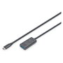 Digitus Verlängerungskabel Activo USB 3.2 Gen 1 (5 Gbit/s) USB-C a USB-A, 5 Metros, Negro