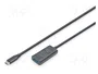 Digitus Cable de extensión activo USB-C a USB-A 5m 5G