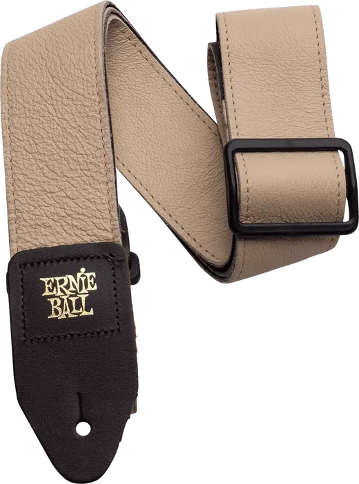 Ernieball Correa de Cuero Italiano Tri-Glide 2" Beige para Guitarra Ernieball Correa de Cuero Italiano Tri-Glide 2" Beige para Guitarra
